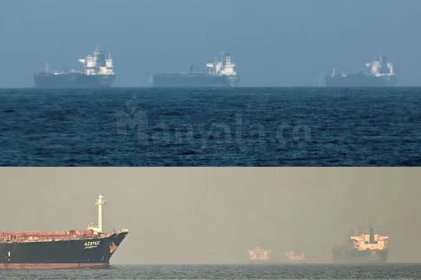 anker-tanker terlihat berlabuh di luar pantai Fujairah, Uni Emirat Arab, saat Iran berjanji akan menutup Selat Hormuz di tengah konflik antara Amerika Serikat dan Israel dengan Iran, 3 Maret 2026.