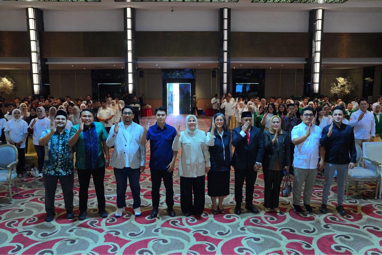 Kapoksi Gerindra Komisi XIII DPR RI Kartika Sandra Desi Hadiri Sosialisasi Penguatan Relawan Gerakan Kebijakan Pancasila di Kota Palembang