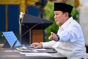 Prabowo percepat digitalisasi pemerintahan demi layanan publik yang lebih cepat, transparan, dan tepat sasaran. Targetnya, Indonesia memiliki pemerintahan digital kelas dunia. (Dok. Sekretariat Negara)