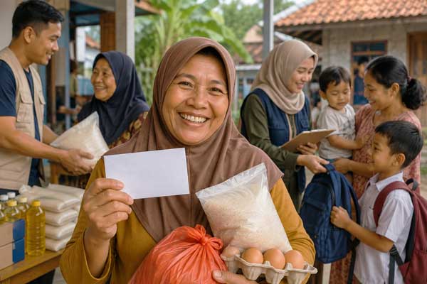 Update Bansos Juli 2026: PKH, BPNT, PIP hingga Bantuan Pangan Mulai Disalurkan 1 Ilustrasi warga penerima manfaat menerima bantuan sosial pemerintah.