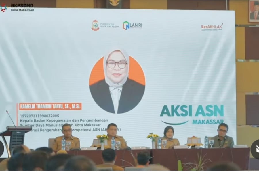 BKPSDM Makassar Luncurkan Aksi ASN, Inovasi Berbasis AI untuk Tingkatkan Kompetensi Aparatur 1