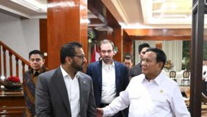 Direktur FBI Temui Prabowo. Foto: Biro Pers Sekretariat Presiden