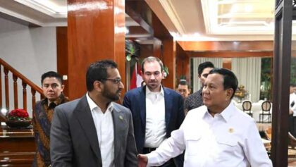 Direktur FBI Temui Prabowo. Foto: Biro Pers Sekretariat Presiden