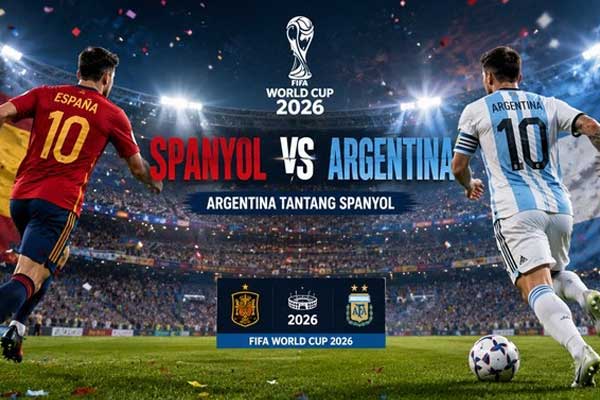 Final Piala Dunia 2026: Spanyol vs Argentina Berebut Trofi dan Pecahkan Rekor Rivalitas Bersejarah. Foto: Istimewa
