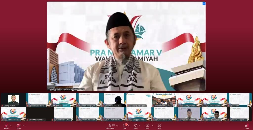 Pra Muktamar V Wahdah Islamiyah, Ustadz Zaitun Rasmin: Momentum Perkuat Konsolidasi dan Evaluasi Perjalanan Dakwah 1