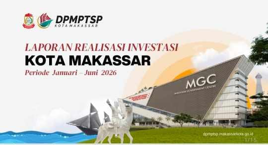 Era Kepemimpinan Wali Kota Munafri: Investasi Makassar Melesat, Triwulan I Capai Rp2,7 Triliun atau 77 Persen 1