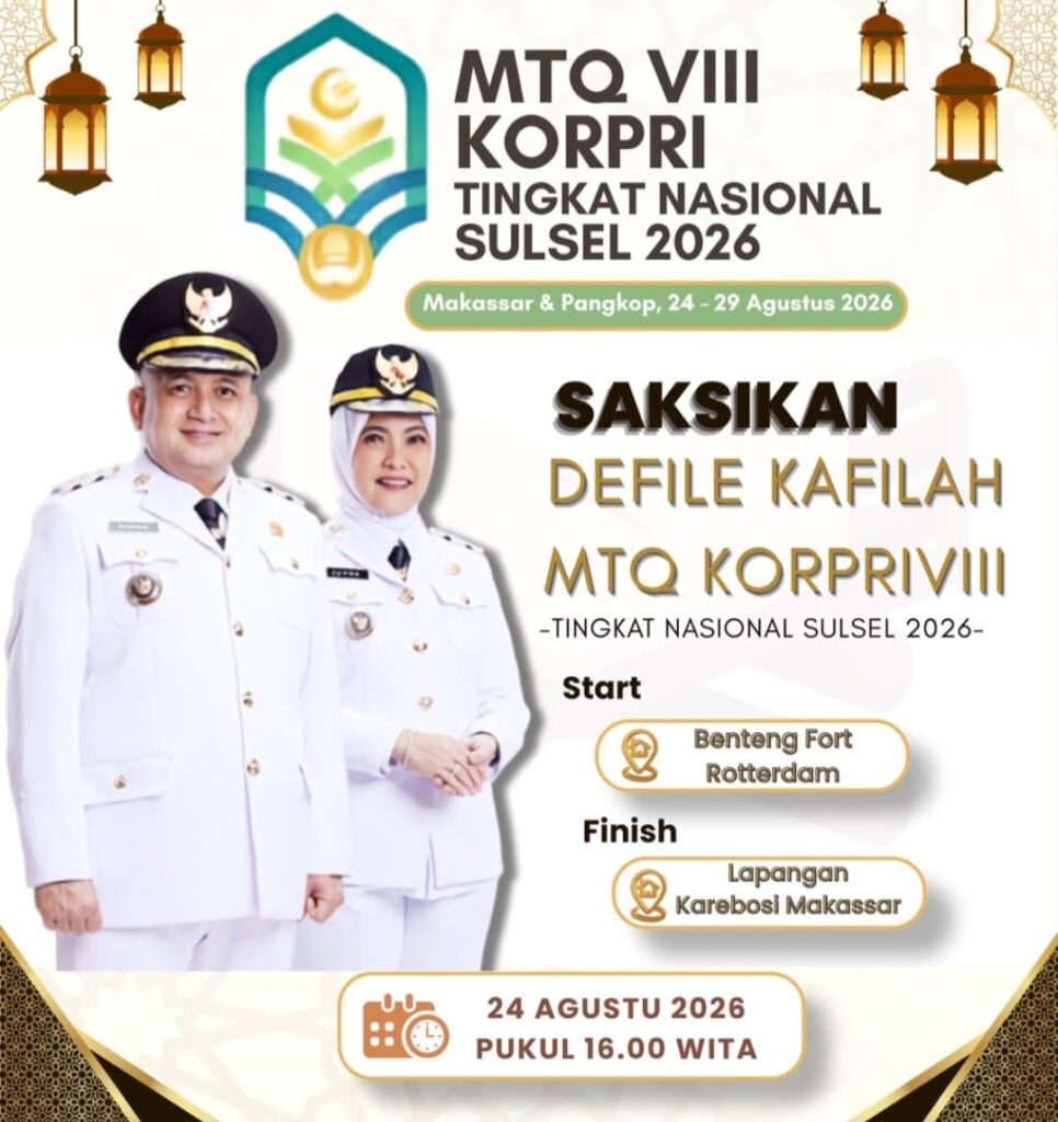 Pemkot Makassar Siap Sambut Tamu, Lintas SKPD Dikerahkan Sukseskan MTQ VIII KORPRI 1