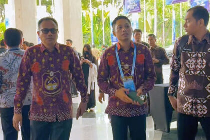 Bupati Enrekang H. Muh. Yusuf Ritangnga dan Pj. Sekda Zulkarnain Kara mengikuti TPID Award 2026 di JICC, Jakarta, Kamis (24/9/2026).