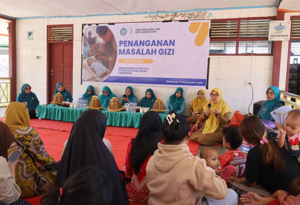 Tekan Stunting, TP PKK Makassar Bagikan Makanan Bergizi Gratis Setiap Hari 1