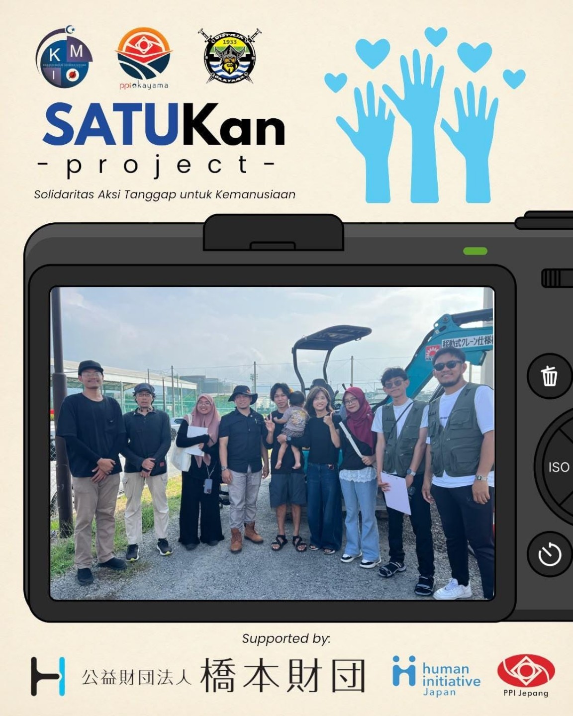 Okayama Connection Salurkan 100 Relief Bag untuk Warga Terdampak Gempa Kumamoto, Jepang