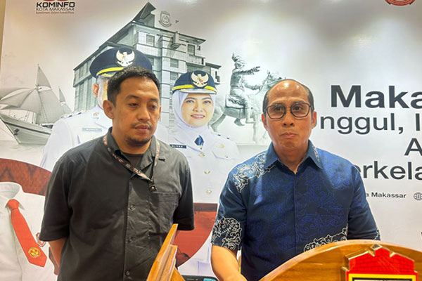 Kepala Dinas Pariwisata Kota Makassar Ahmad Hendra Hakamuddin saat menyampaikan rencana sayembara desain logo dan identitas visual Hari Jadi ke-419 Kota Makassar.