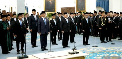 Pelantikan di Istana pada 1 Oktober 2026 (dok. YouTube Setpres)