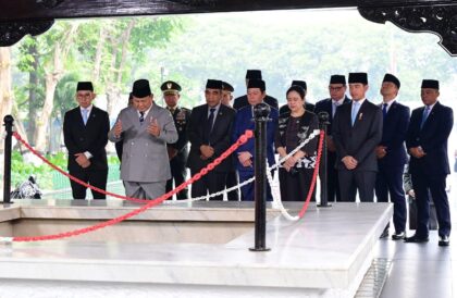 Presiden Prabowo Subianto memimpin upacara peringatan Hari Kesaktian Pancasila 2026 di Monumen Pancasila Sakti, Lubang Buaya, Jakarta, Kamis (1/10/2026).