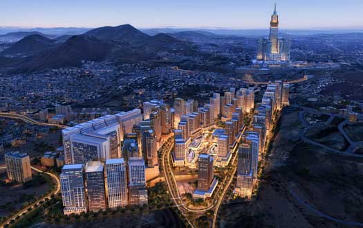 Danantara Perkuat Kampung Haji Indonesia, 11 Menara Baru Dibangun di Makkah 1 Proyek kampung haji di kawasan Thakker Makkah, Arab. / dok. Thaker Development